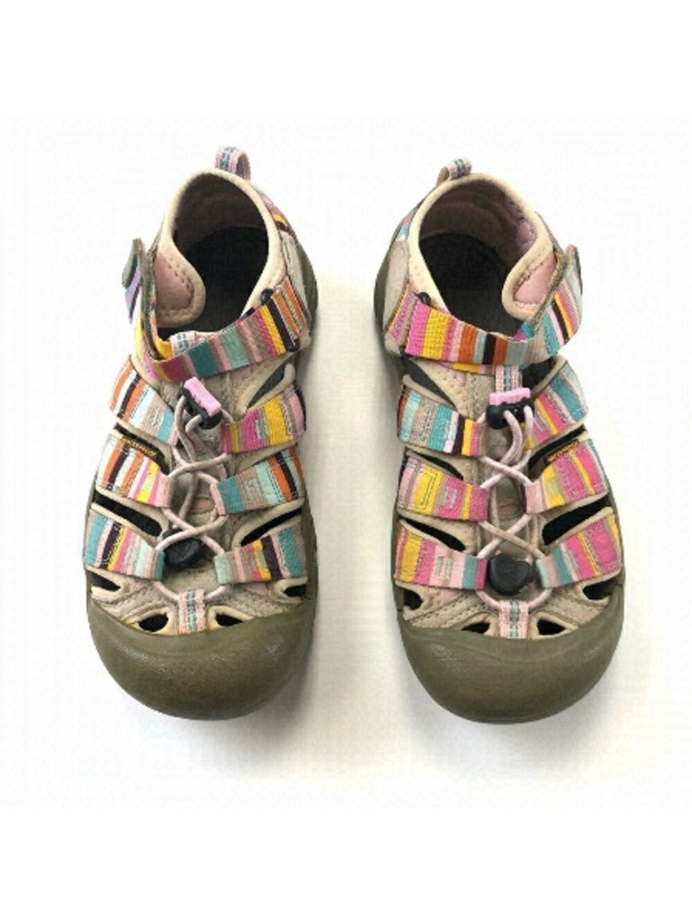 Keen kids striped waterproof sandal Size 4